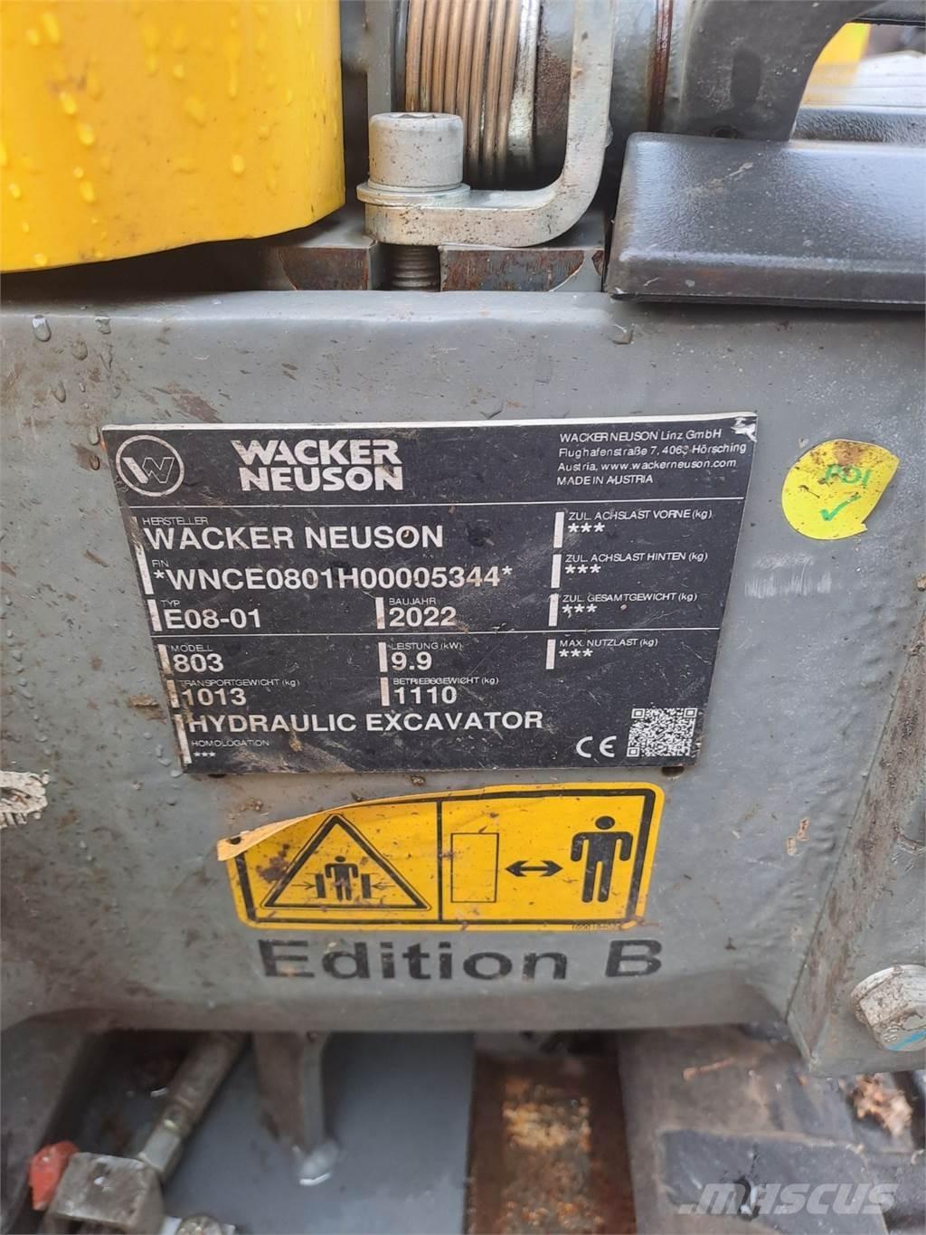 Wacker Neuson 803 Lánctalpas kotrók