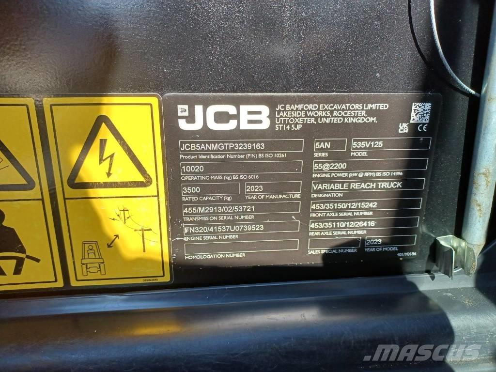 JCB 535-125 Teleszkópos rakodók