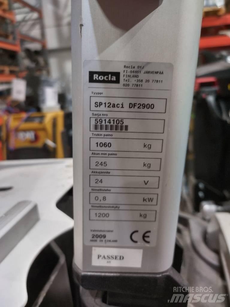 Rocla SP12ACI DF2900 Elektromos gyalogkíséretű targoncák