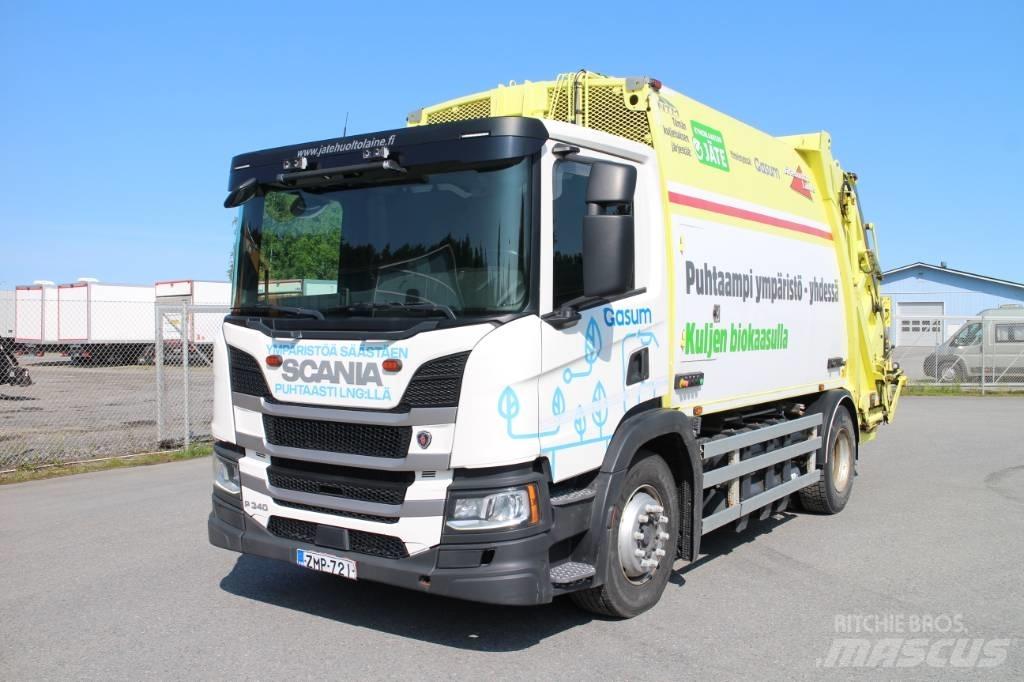 Scania P 340 CNG A Hulladék szállítók