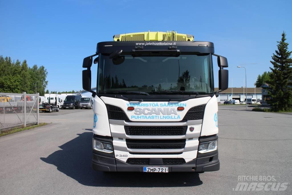 Scania P 340 CNG A Hulladék szállítók