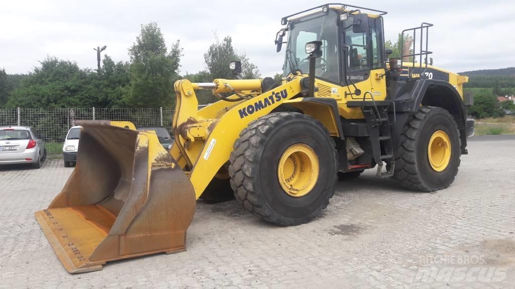 Komatsu WA470-7 Gumikerekes homlokrakodók
