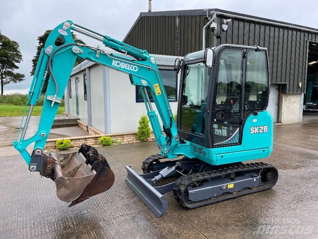 Kobelco SK26-1E Mini kotrók < 7t