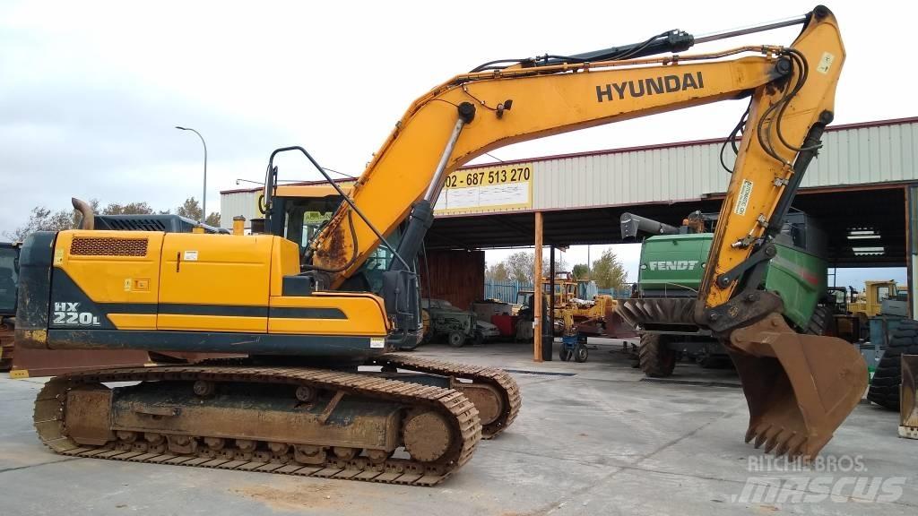 Hyundai HX 220 L Lánctalpas kotrók