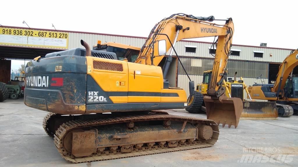 Hyundai HX 220 L Lánctalpas kotrók