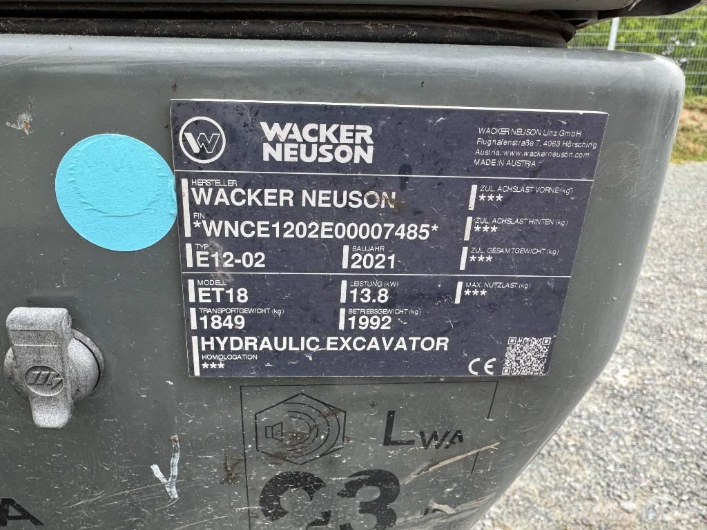 Wacker Neuson ET18 Lánctalpas kotrók