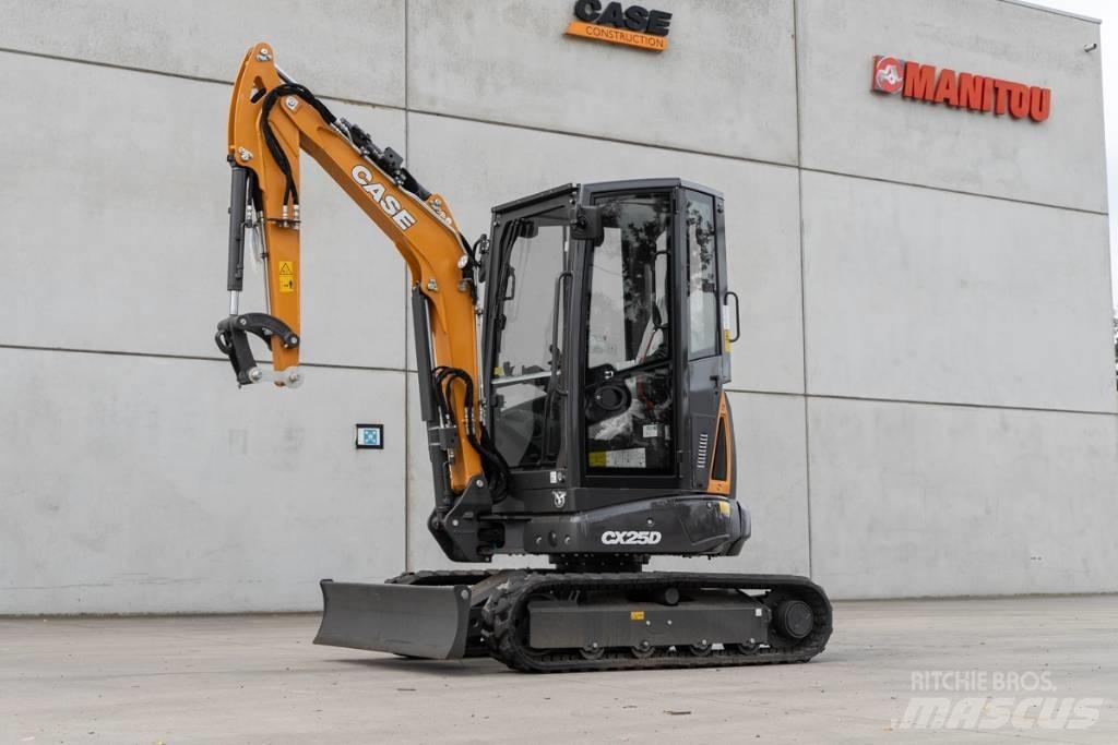 CASE CX 25D Mini kotrók < 7t