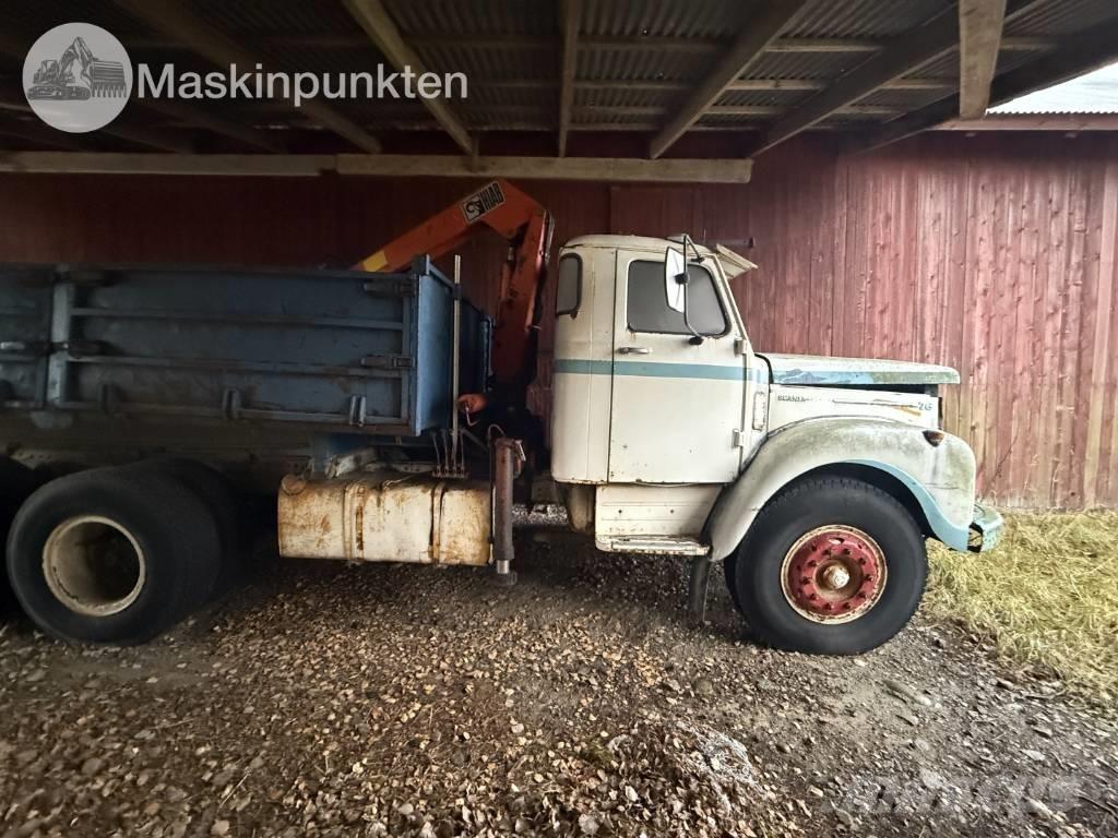 Scania LS 76 kranbil Darus teherautók