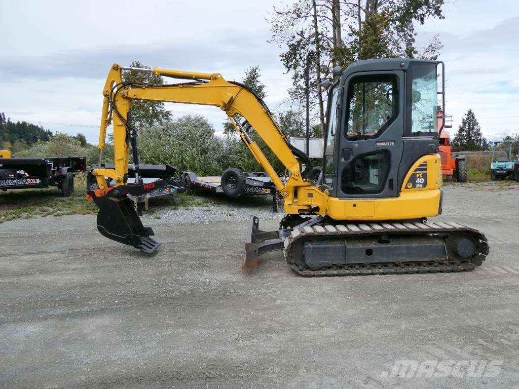 Komatsu PC 40 MR-3 Mini kotrók < 7t