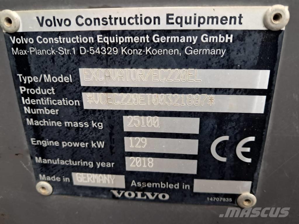 Volvo EC 220 EL Lánctalpas kotrók
