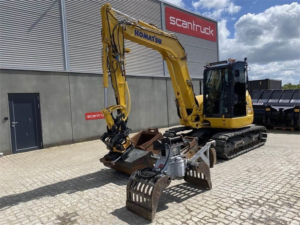 Komatsu PC80MR-5EO Gumikerekes kotrók