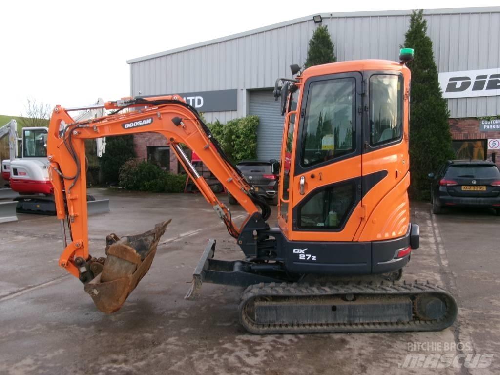 Doosan DX 27 Z Mini kotrók < 7t
