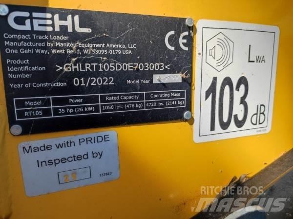 Gehl RT105 Lánctalpas homlokrakodók