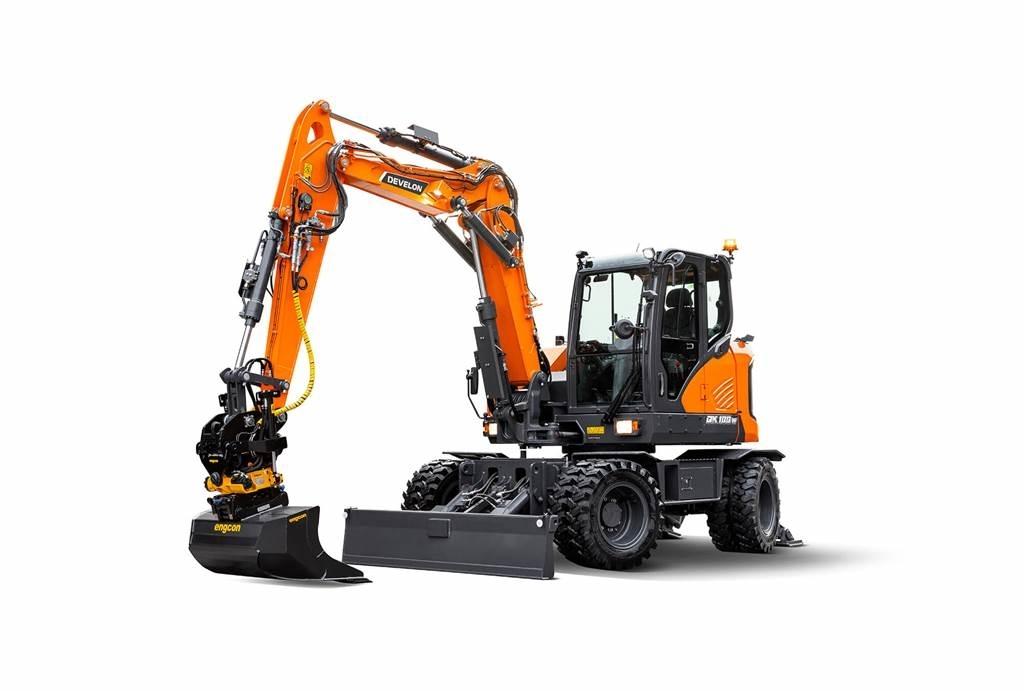 Develon DX100W-7 Gumikerekes kotrók