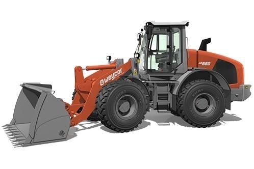 Weycor AR480 Gumikerekes homlokrakodók