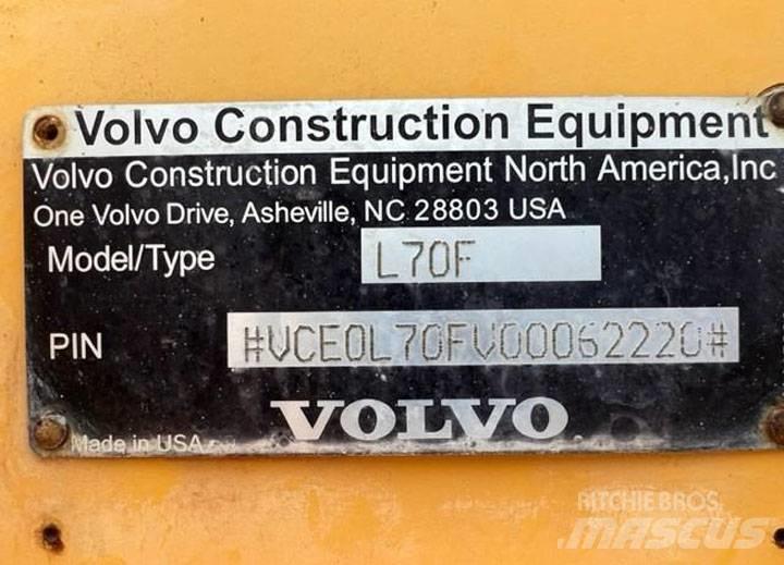 Volvo L70F Gumikerekes homlokrakodók