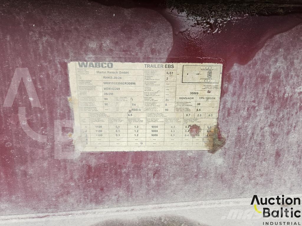 Reisch RHKS-35 Elhúzható ponyvás félpótkocsik