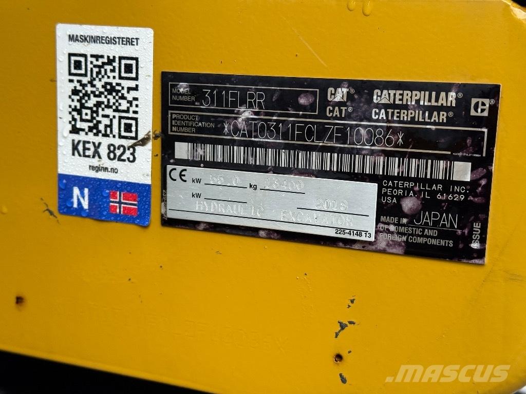 CAT 311 FL RR Lánctalpas kotrók