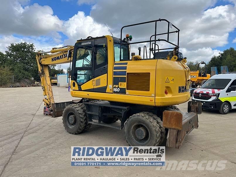 Komatsu PW 160-11 Gumikerekes kotrók