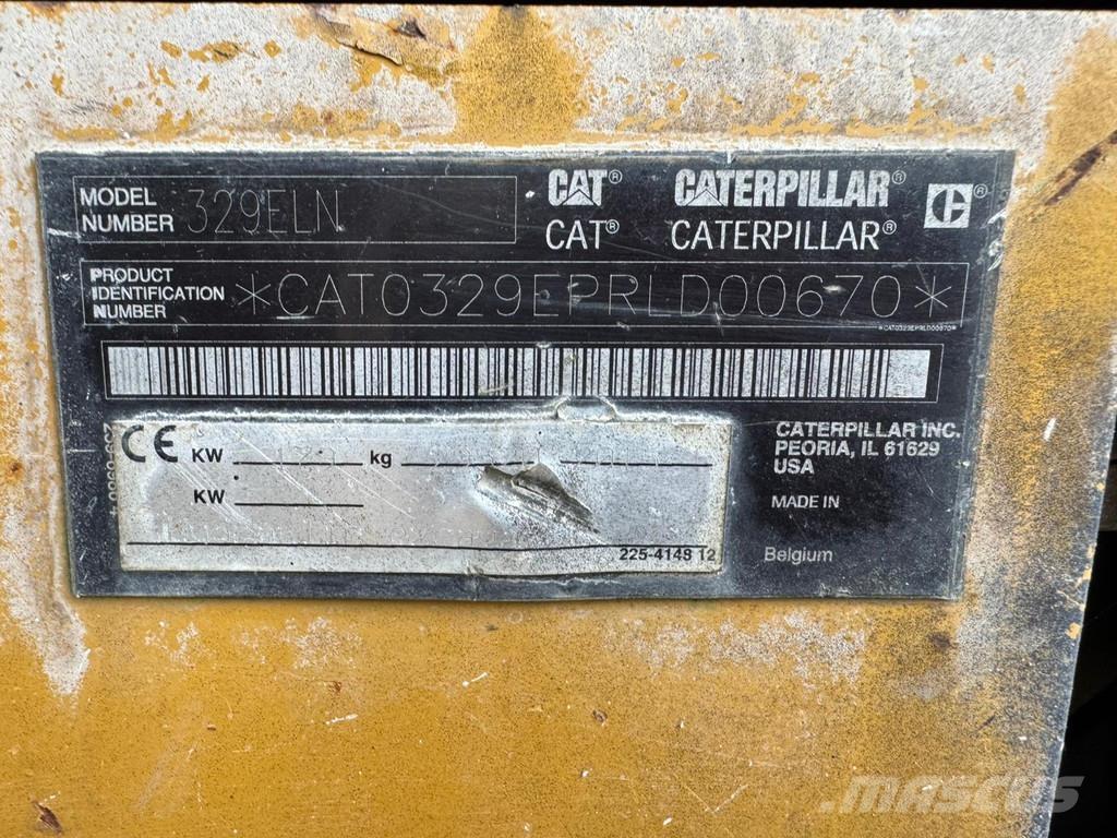 CAT 329ELN Lánctalpas kotrók