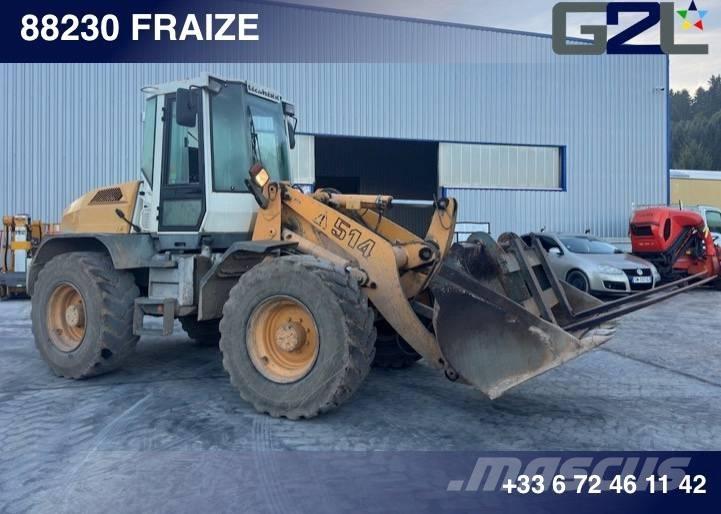 Liebherr L 514 Gumikerekes homlokrakodók