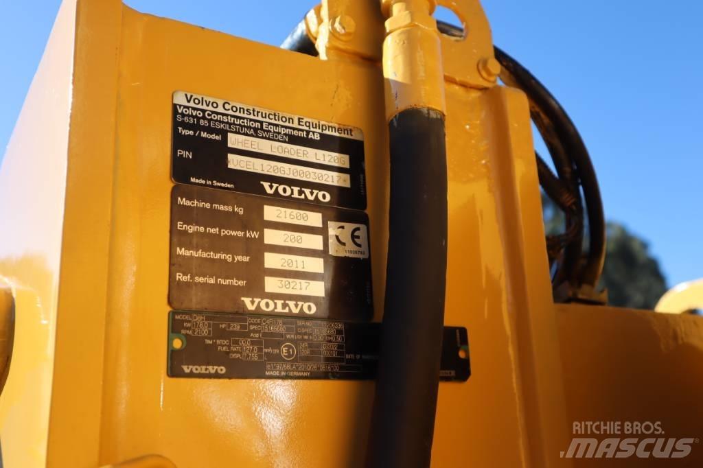Volvo L120G Gumikerekes homlokrakodók