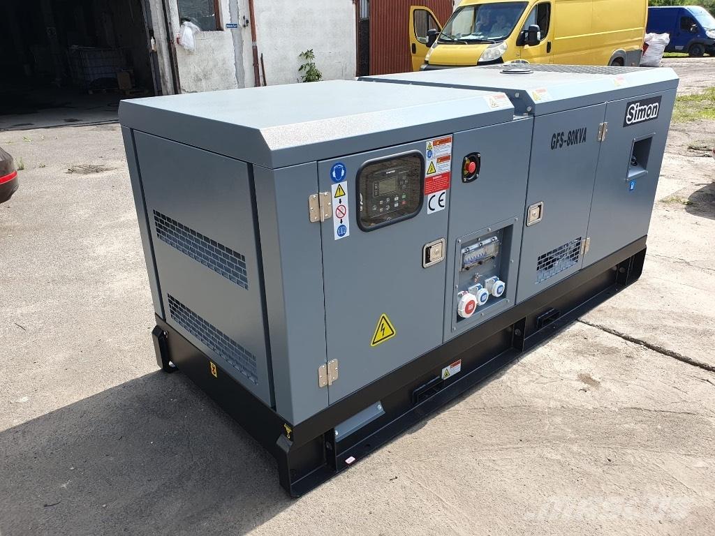 Simon 80KVA Dízel áramfejlesztők