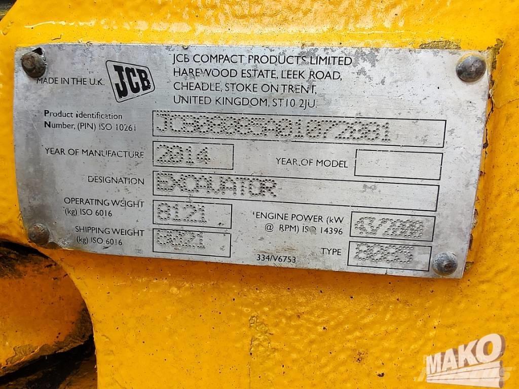 JCB 8085 ZTS Közepes (midi) kotrók 7 t - 12 t