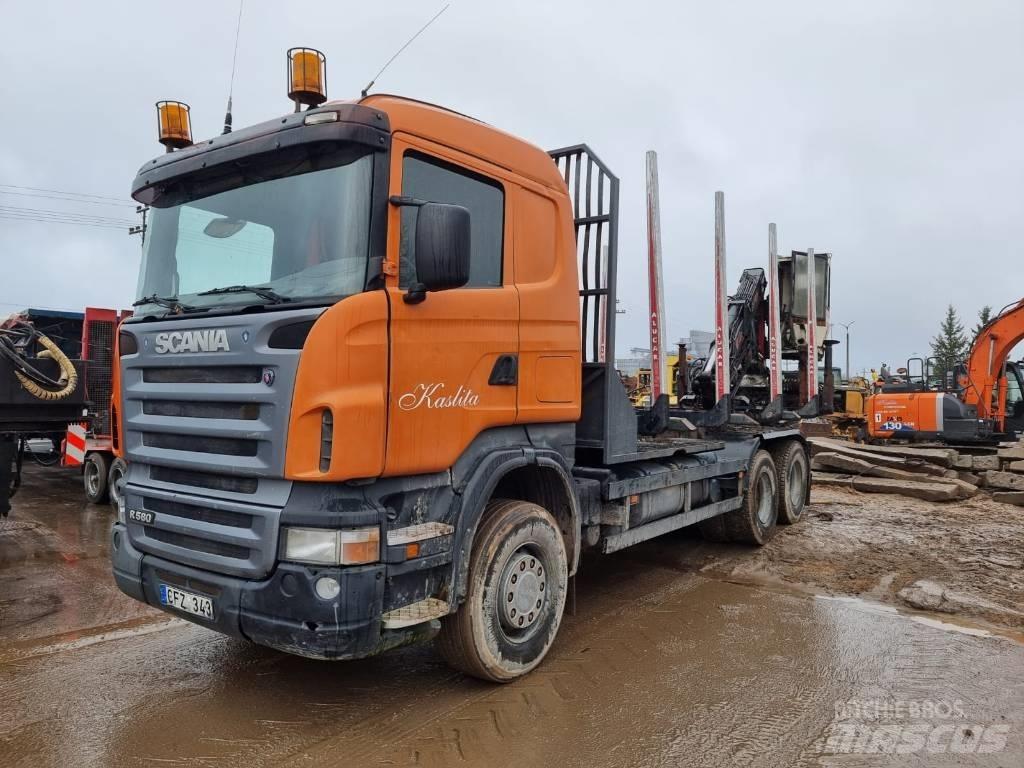 Scania R 580 Rönkszállító teherautók