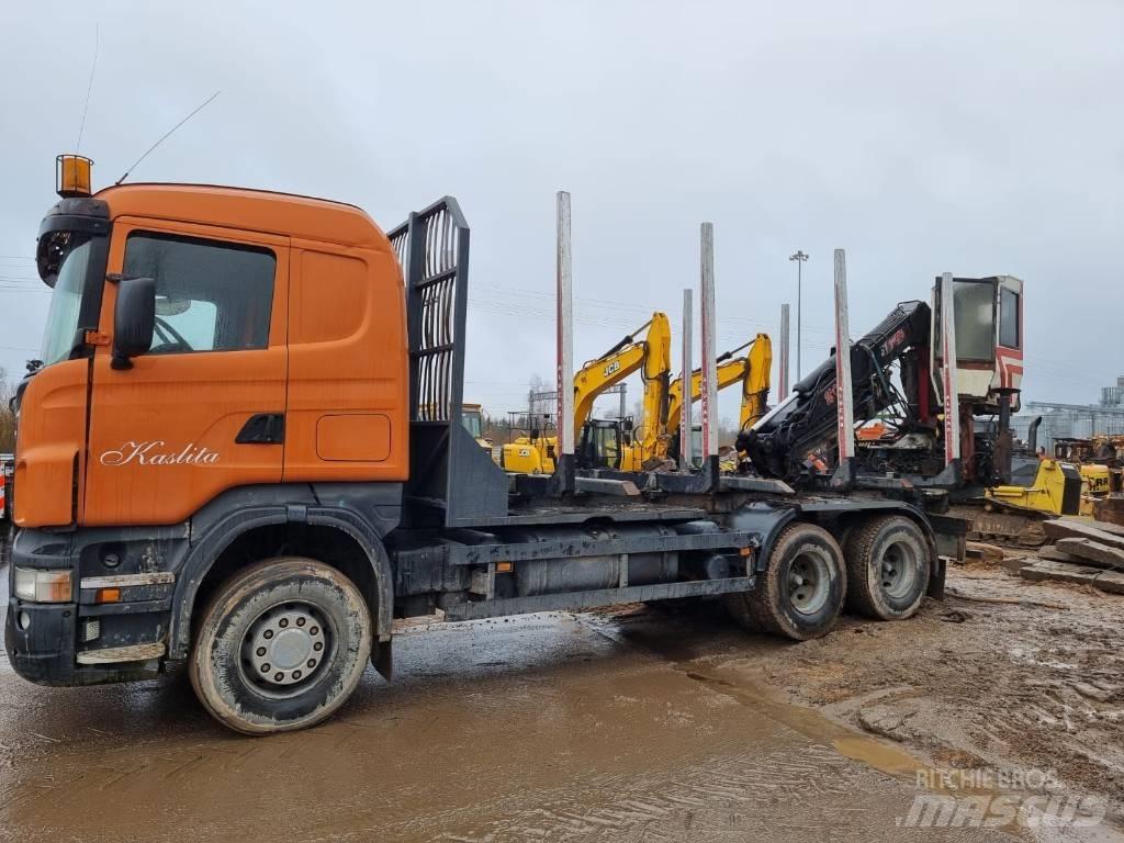 Scania R 580 Rönkszállító teherautók