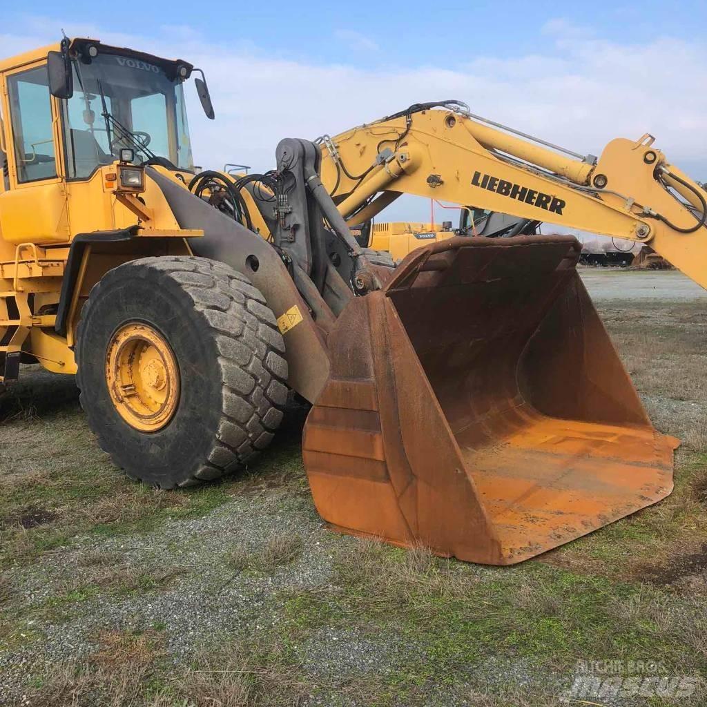 Volvo L180E Gumikerekes homlokrakodók