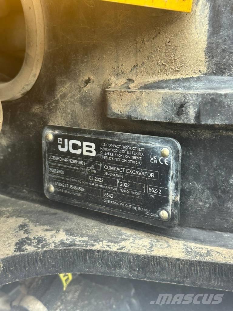 JCB 56 Z-2 Lánctalpas kotrók