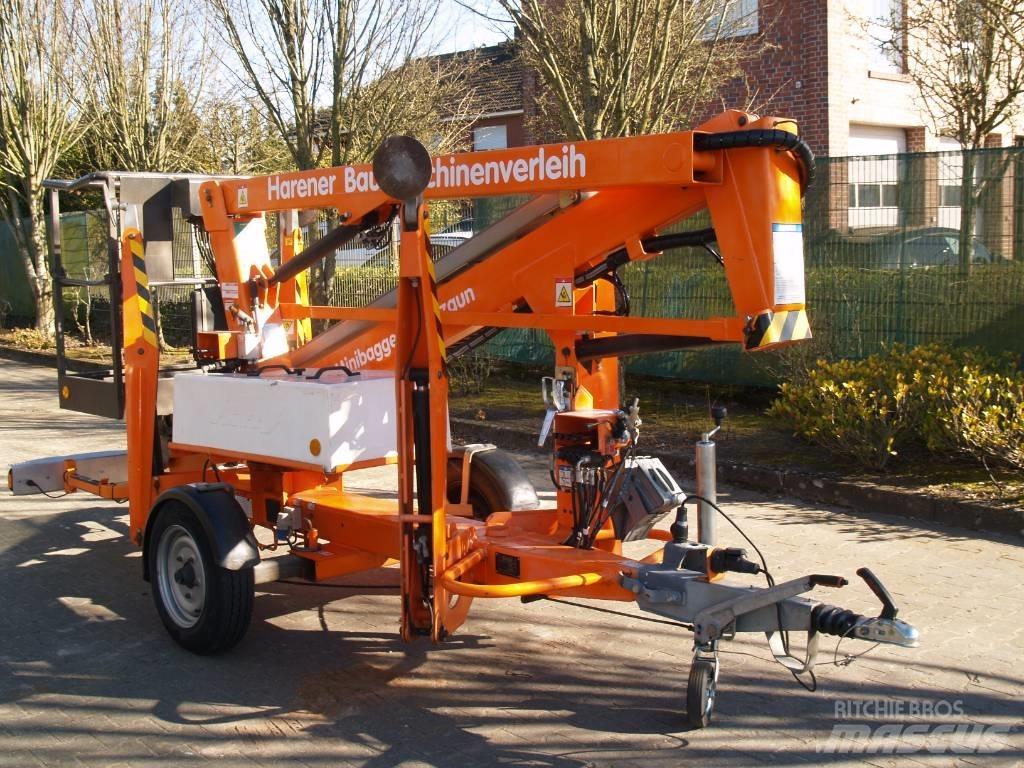 Niftylift 120 T Pótkocsira szerelt emelők és állványok