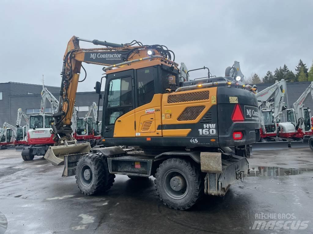 Hyundai HW160 Gumikerekes kotrók