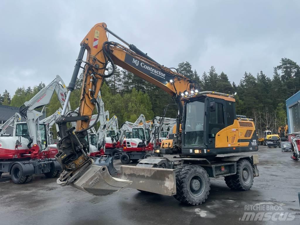 Hyundai HW160 Gumikerekes kotrók