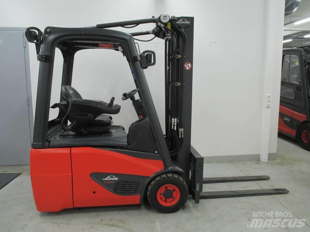 Linde E 16 C-02 Elektromos targoncák