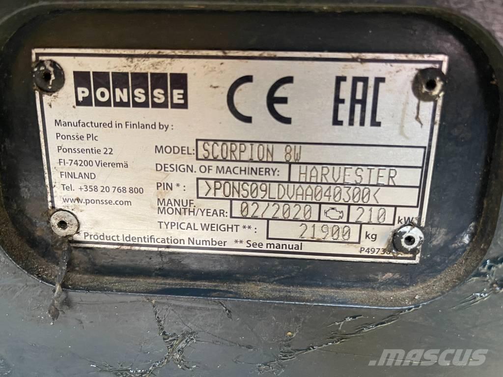 Ponsse Scorpion Betakarítók