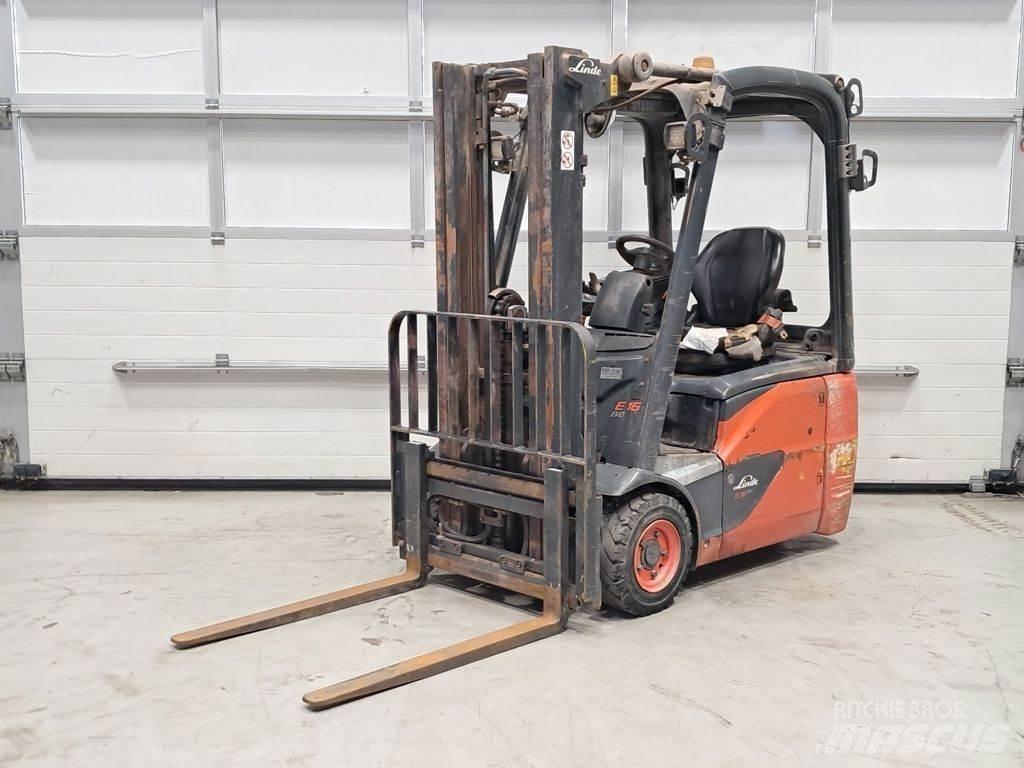 Linde E16C-02 Elektromos targoncák
