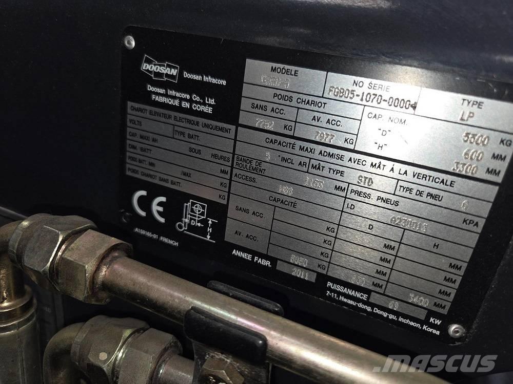 Doosan G 55 C-5 Gázüzemű targoncák