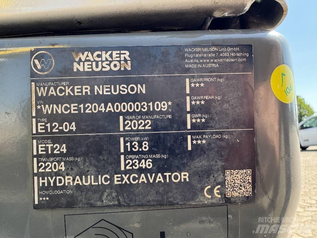 Wacker Neuson ET 24 Mini kotrók < 7t
