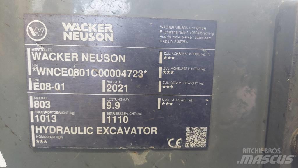 Wacker Neuson 803 Lánctalpas kotrók