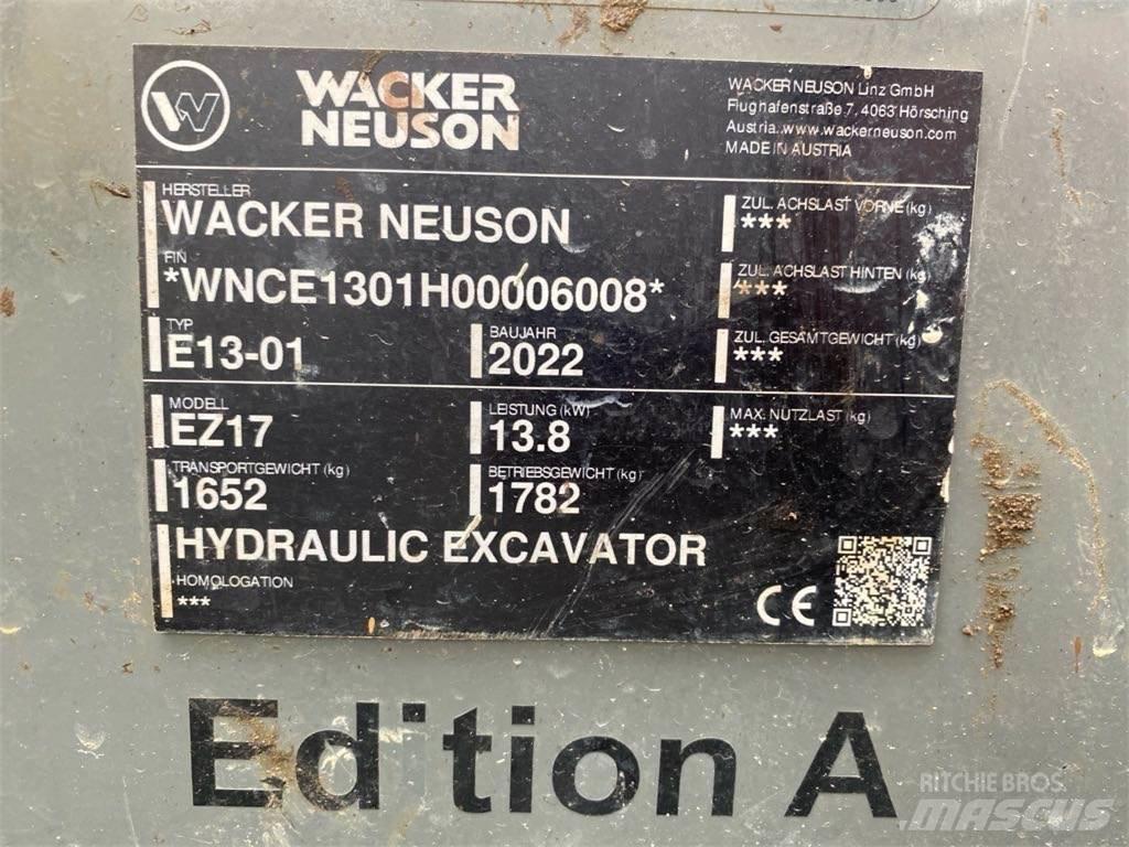 Wacker Neuson EZ17 Lánctalpas kotrók