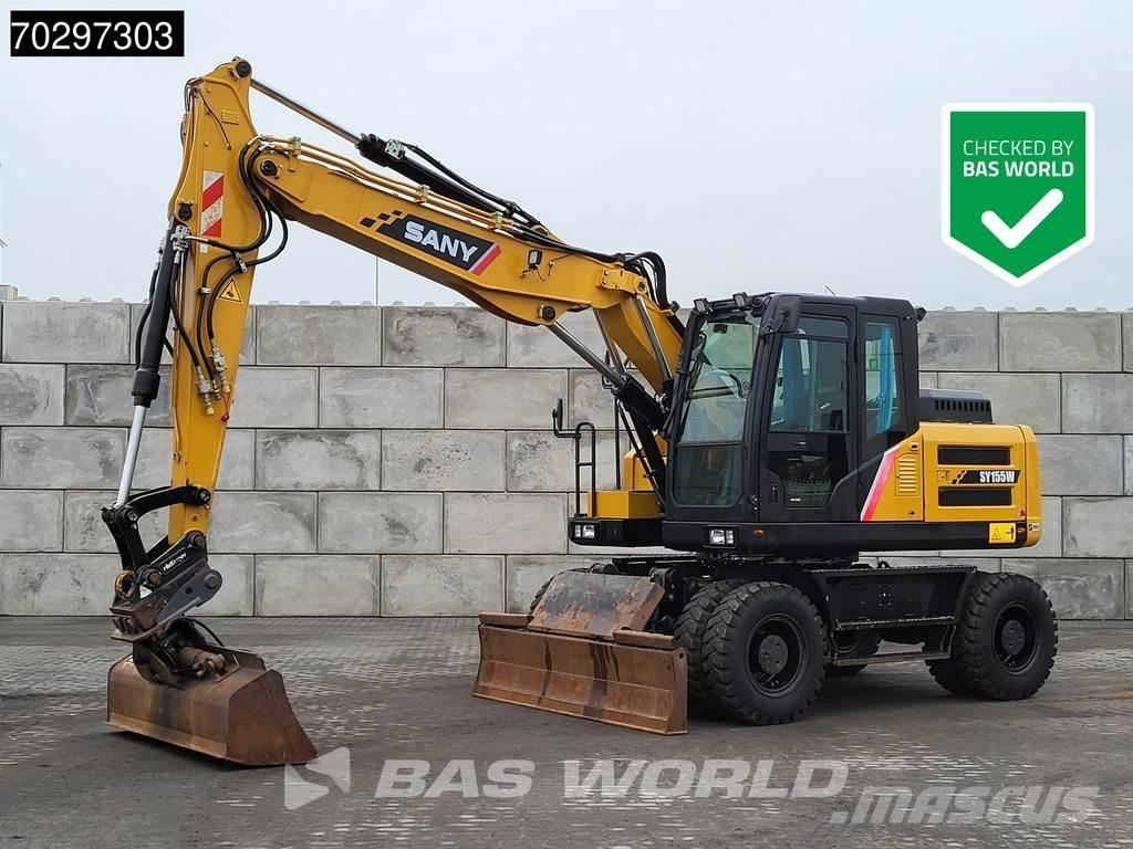 Sany SY155 W Gumikerekes kotrók