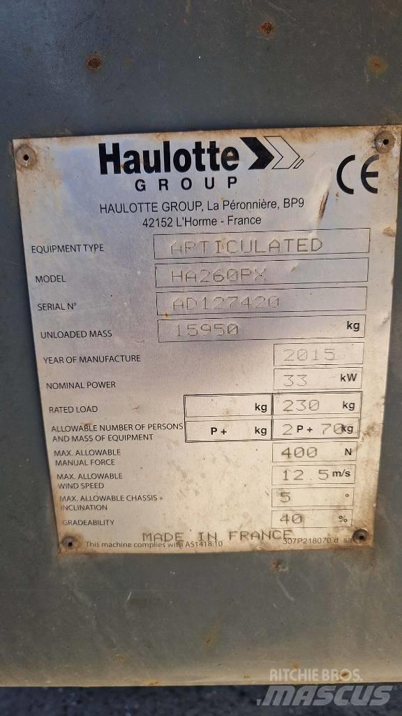 Haulotte HA 260 PX Karos emelők
