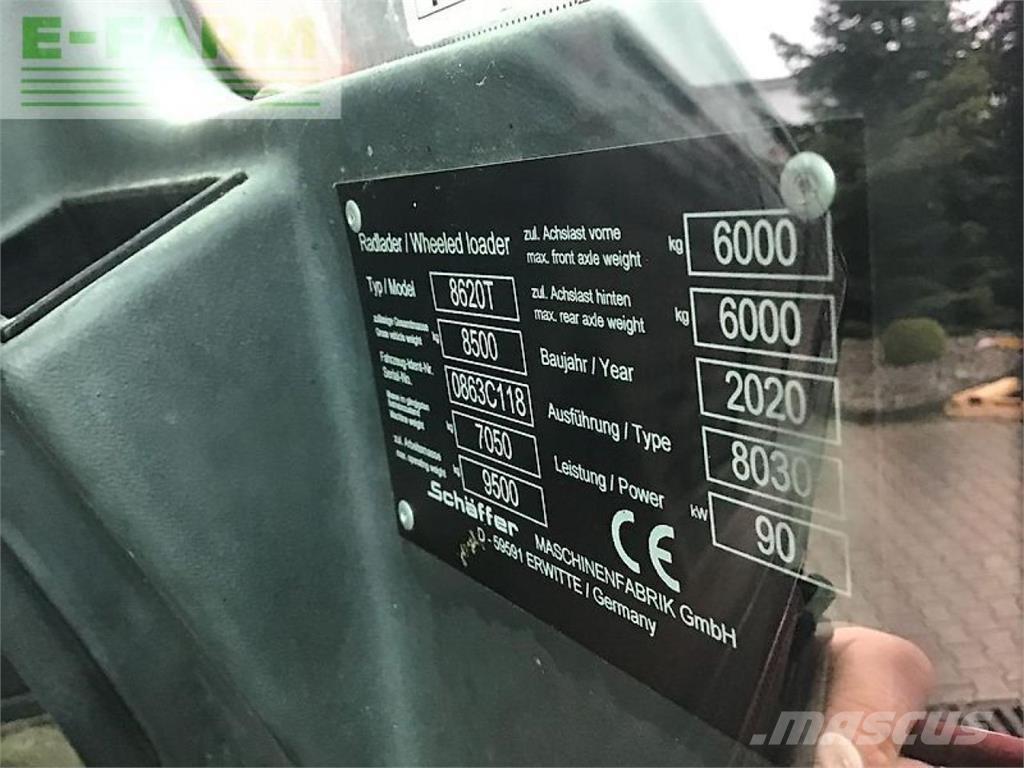 Schäffer 8620t Gumikerekes homlokrakodók