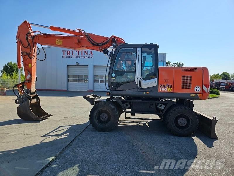 Hitachi ZX 190 W-3 Gumikerekes kotrók