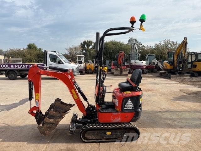 Kubota K 008-5 Mini kotrók < 7t