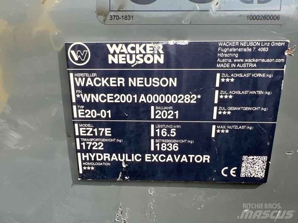 Wacker Neuson EZ17e Lánctalpas kotrók