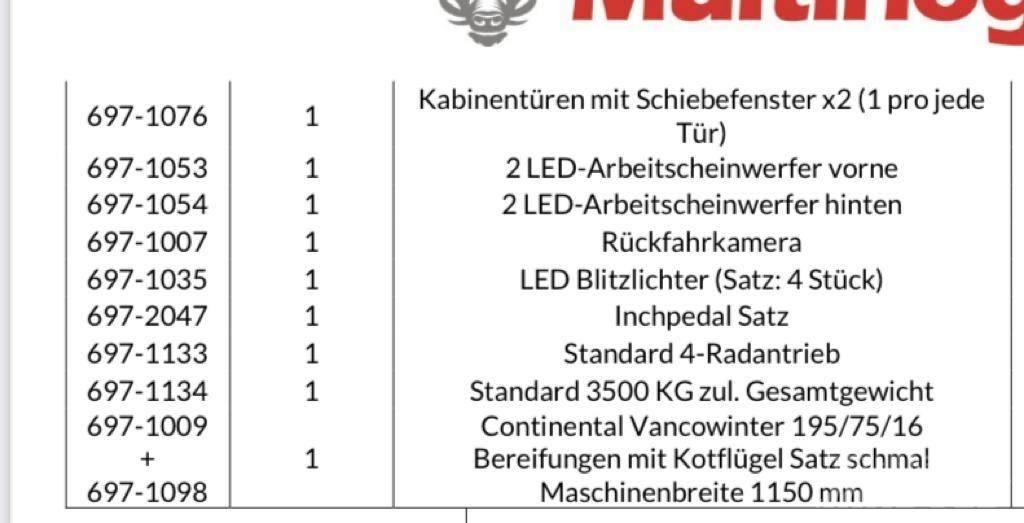 Multihog CX55 Szerszámos kocsi