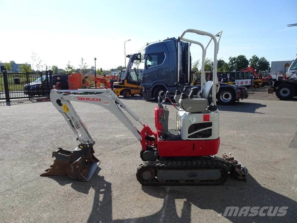 Takeuchi TB210 Mini kotrók < 7t